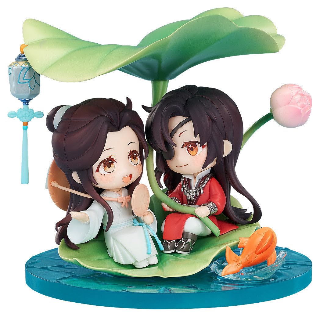 Amazon | 天官賜福 デフォルメフィギュア 謝怜＆花城 莲葉何田田Ver