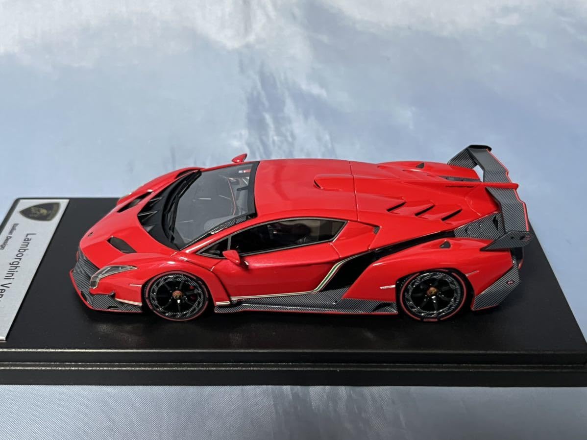 Amazon | ルックスマート 製ランボルギーニ ヴェネーノ 赤 1/43