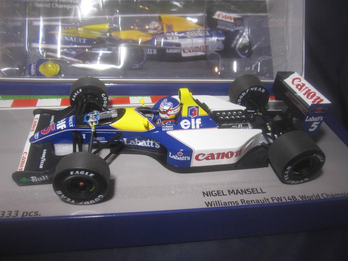 Amazon | ③PMA1/18ウィリアムズ FW14B 1992 ワールドチャンピオン N