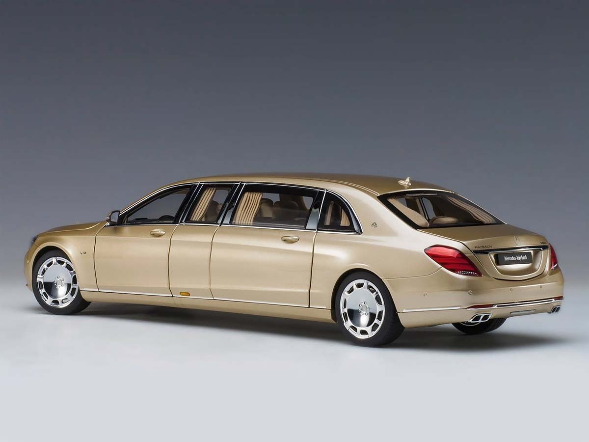 Amazon.co.jp: メルセデス メイバッハ S 600 プルマン ゴールド 1/18