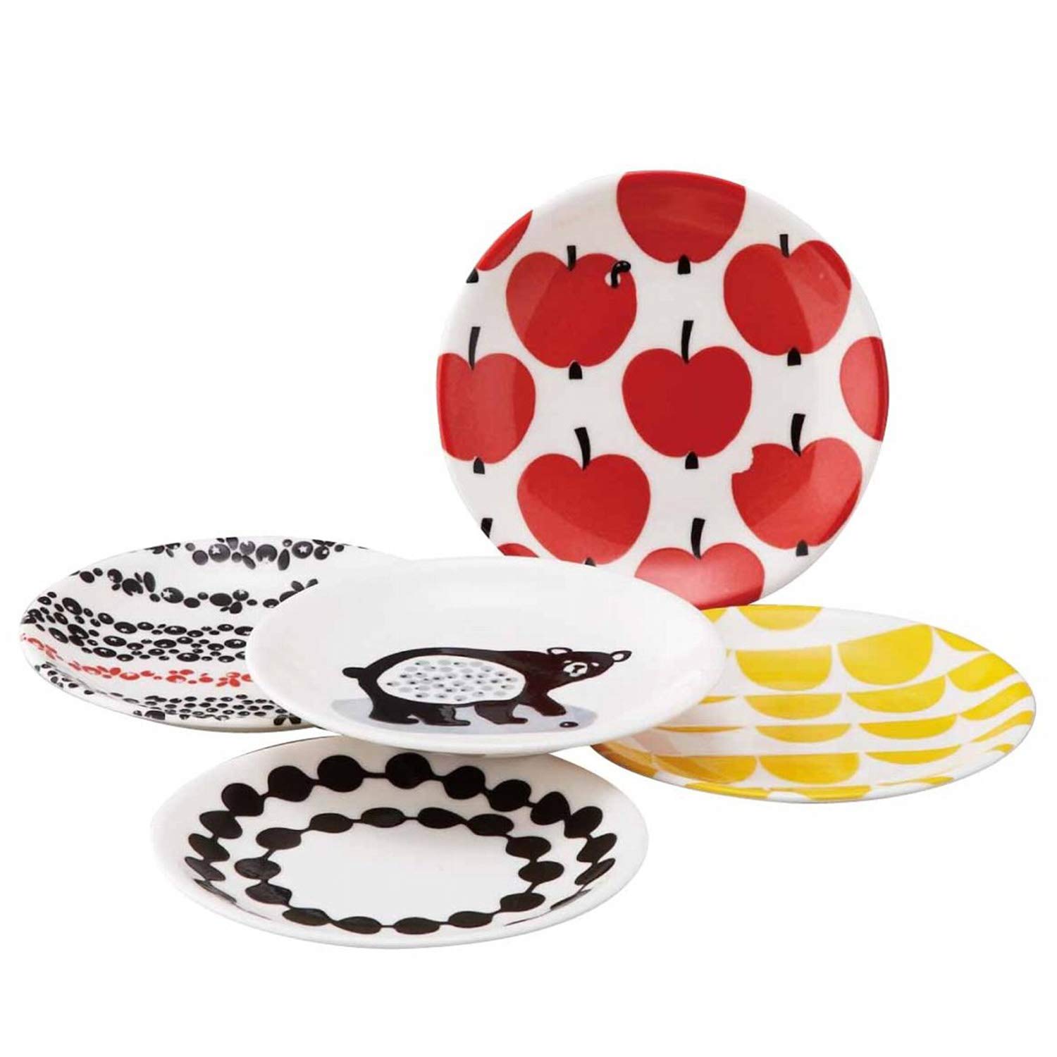 Amazon.co.jp: フィンレイソン Finlayson ハウスカ プレート 皿 5柄