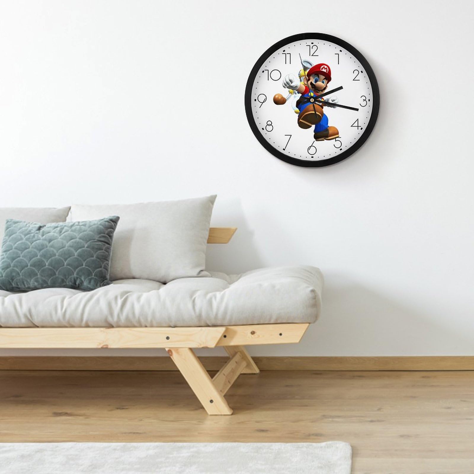 Amazon.co.jp: スーパーマリオ（踏みつける） 掛け時計 壁掛け時計