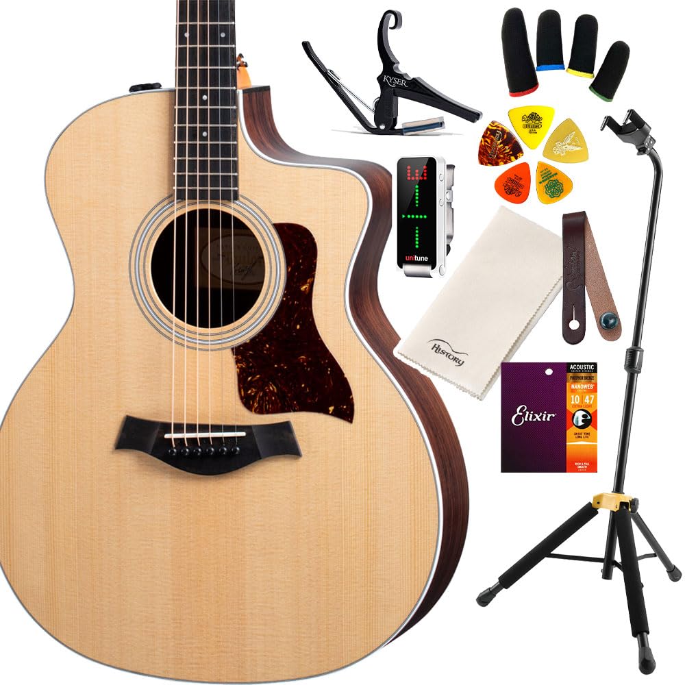 Amazon | Taylor 214ce Rosewood ギター担当厳選 アコギ初心者セット