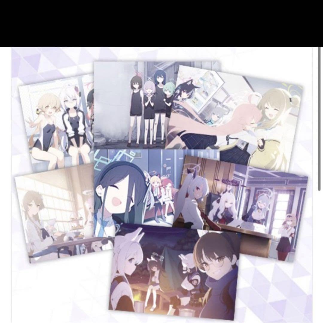 Amazon.co.jp: 最終章 イラスト色紙セット ブルアカ ブルアカ : 文房具