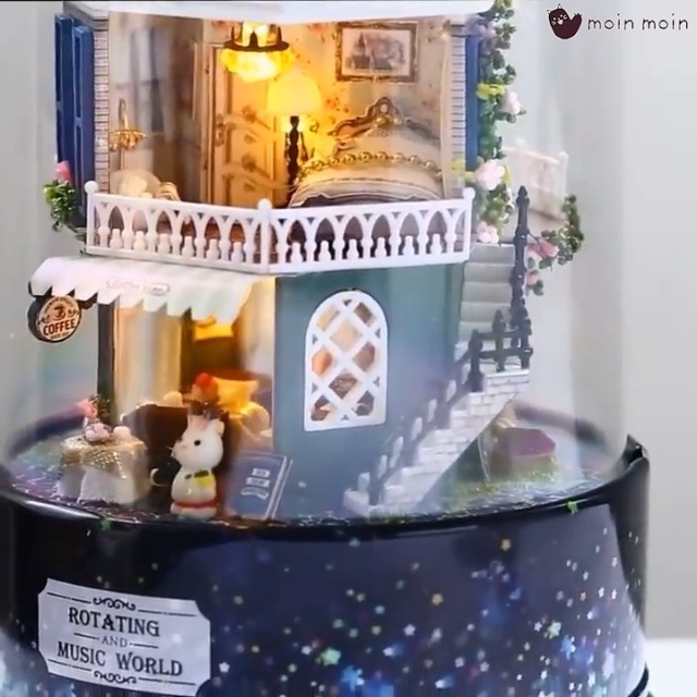 Amazon | (moin moin) ドールハウス ミニチュア 手作りキット セット