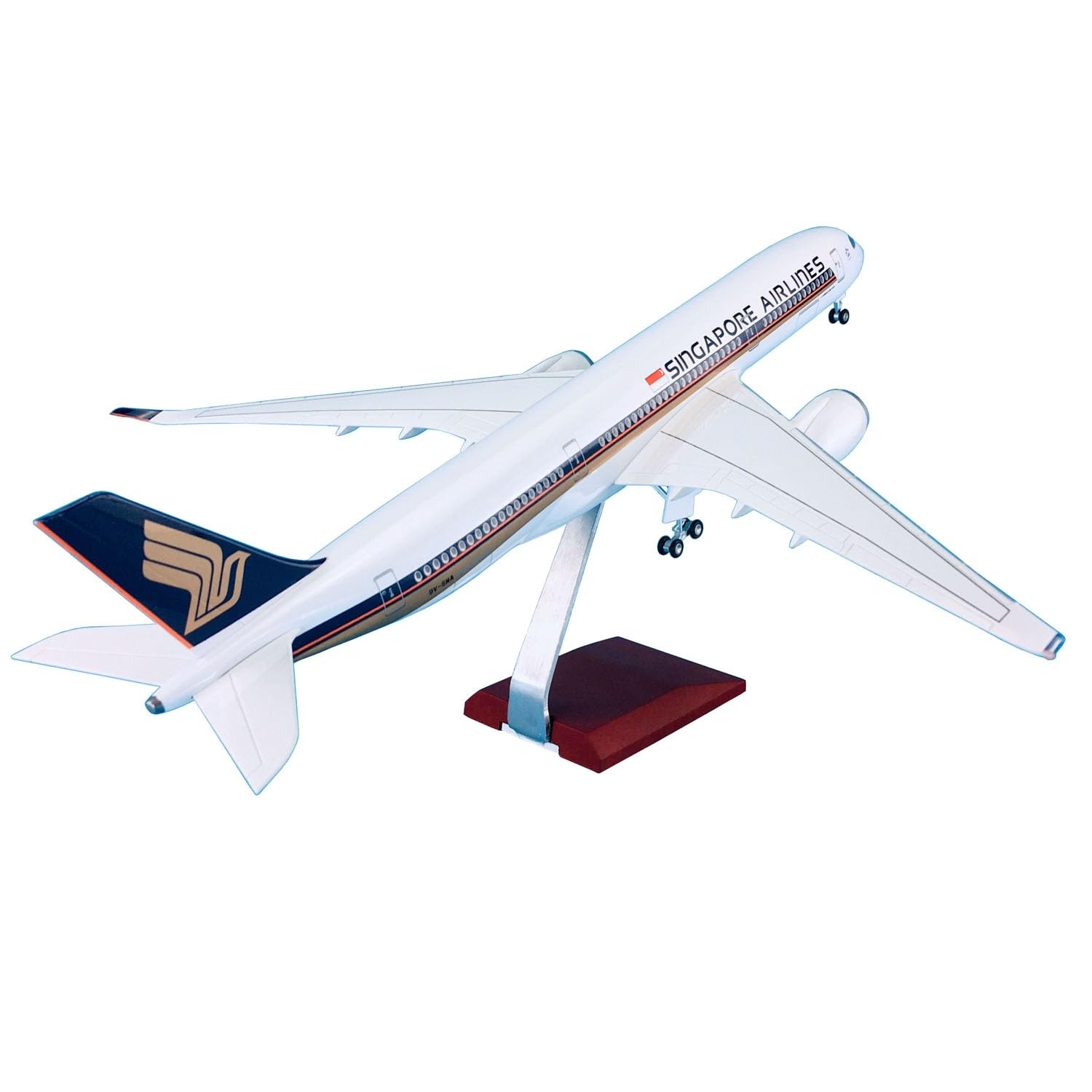 Amazon | 対象: 1:125,47cm 車輪と LED 付き軽飛行機、エアバス A350