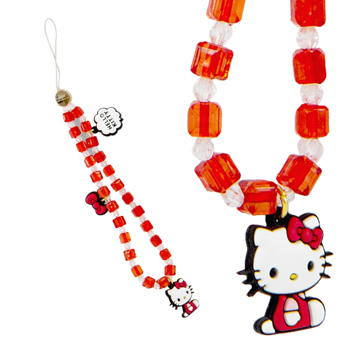 Amazon.com: Sonix x Sanrio Beaded Phone Charm | Beaded Wristlet