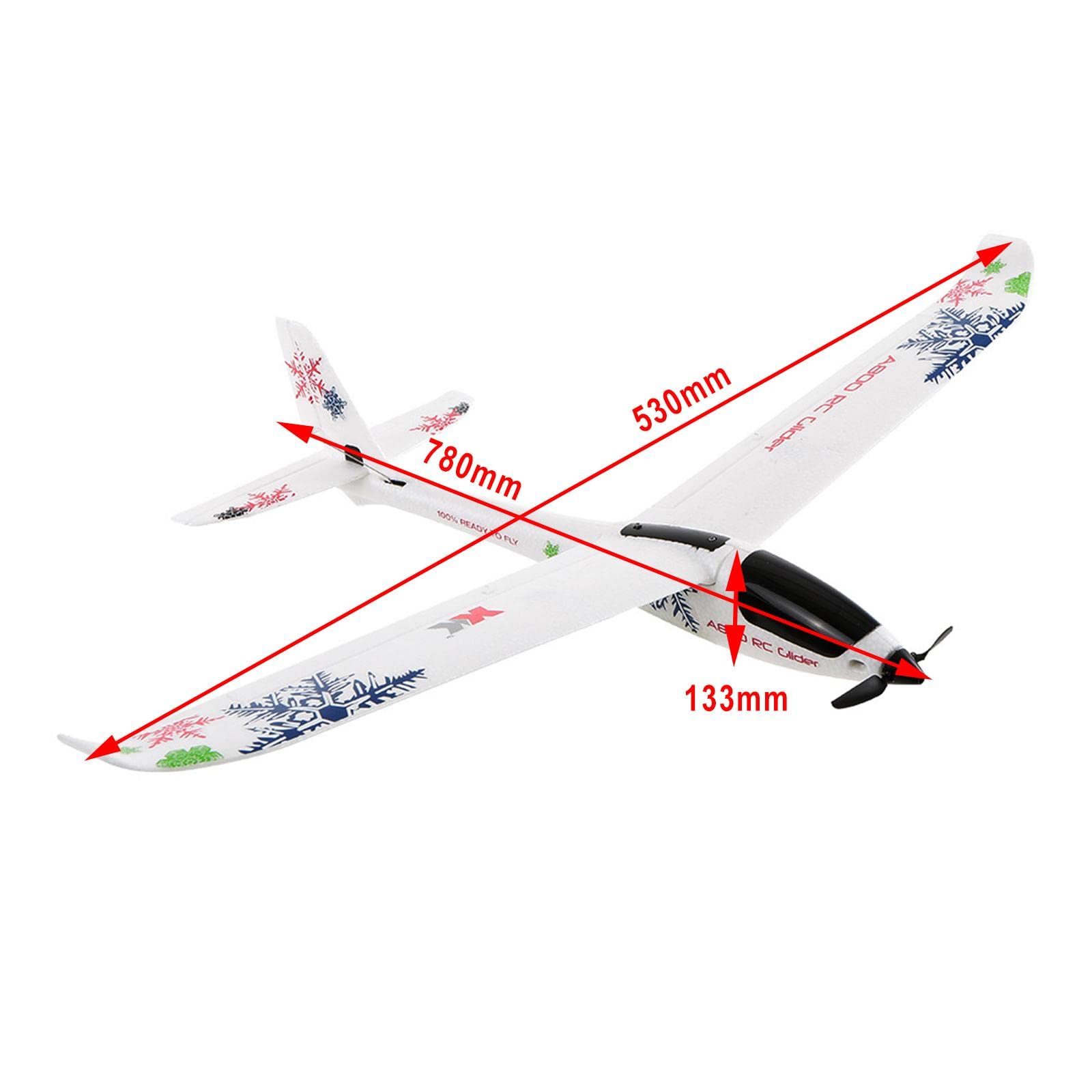 Amazon | Generic XK A800 グライダー固定翼ラジコンおもちゃ旅行子供