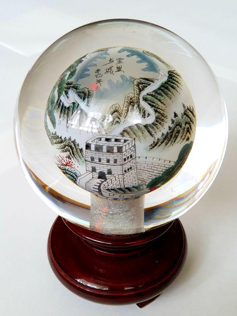 Amazon.co.jp: 中国 内画 ガラス玉 クリスタル 工芸品 : おもちゃ