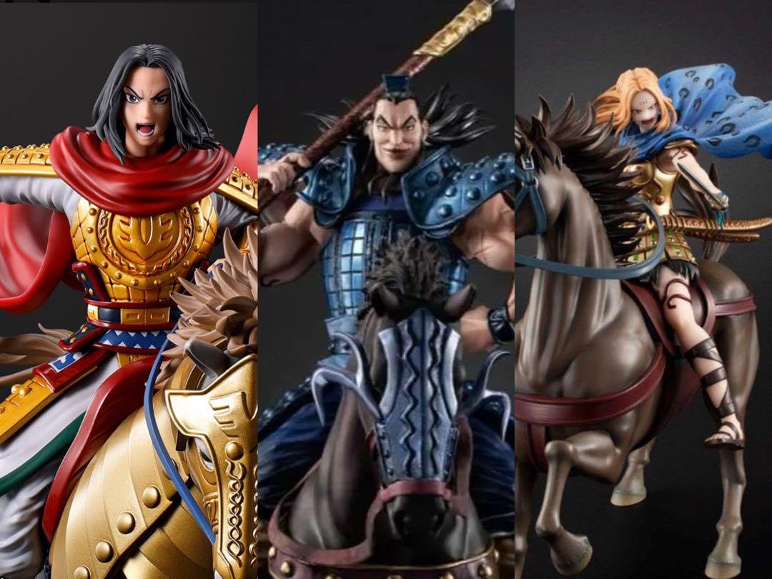 Amazon.co.jp: キングダム 王騎おうき 政えいせい 楊端和ようたんわ 三