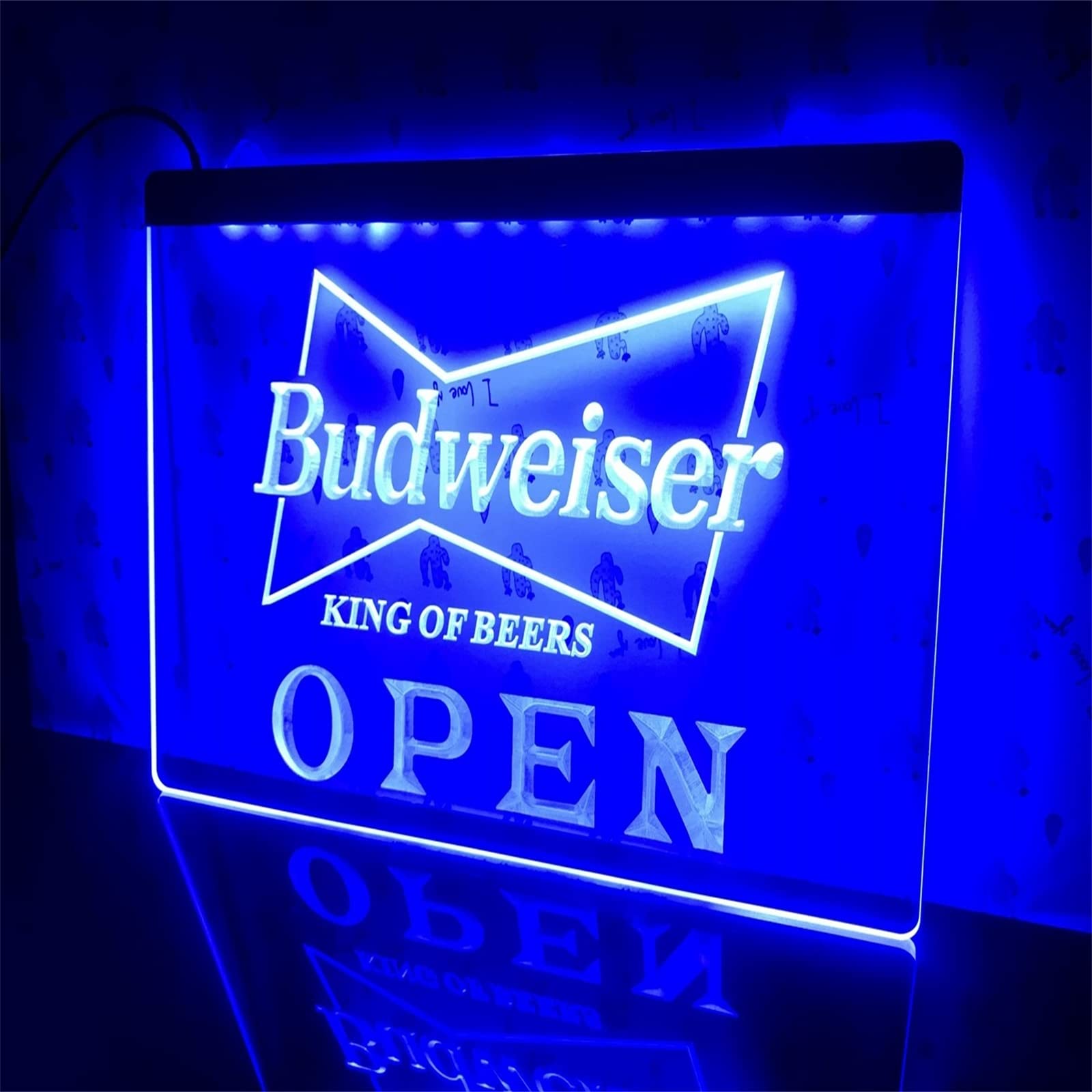 Amazon.co.jp: ANAOZI バドワイザー ビール ネオンサイン クラブ