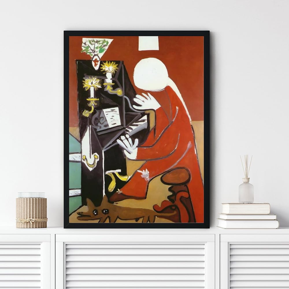 Amazon.co.jp: パブロ・ピカソ ポスター ピカソ《ピアノ》キャンバス