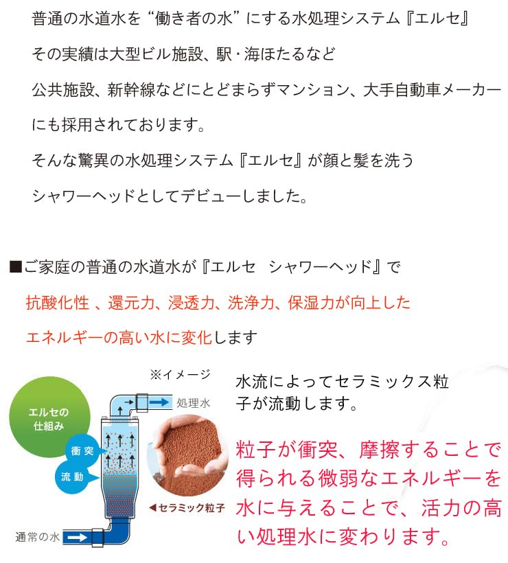 Amazon.co.jp: エルセシャワーヘッド 日本治水 : ホーム＆キッチン