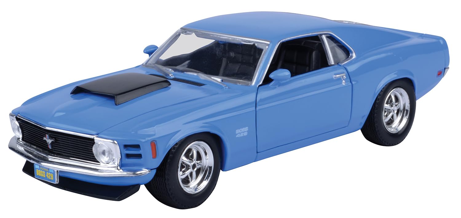 Amazon.com: 1970 Ford Mustang Boss 429, Blue - Motormax 73303-1/24