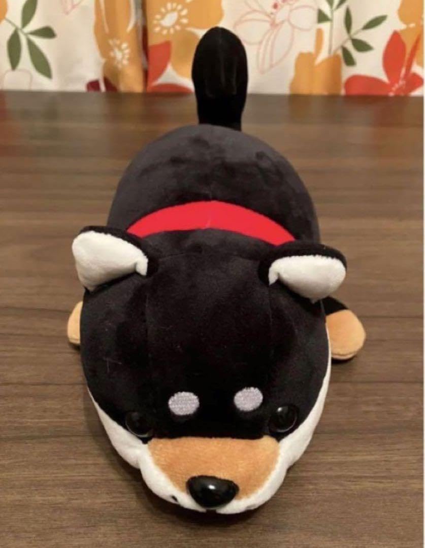 Amazon.co.jp: ハッピーまめしば 黒柴ぬいぐるみ : おもちゃ