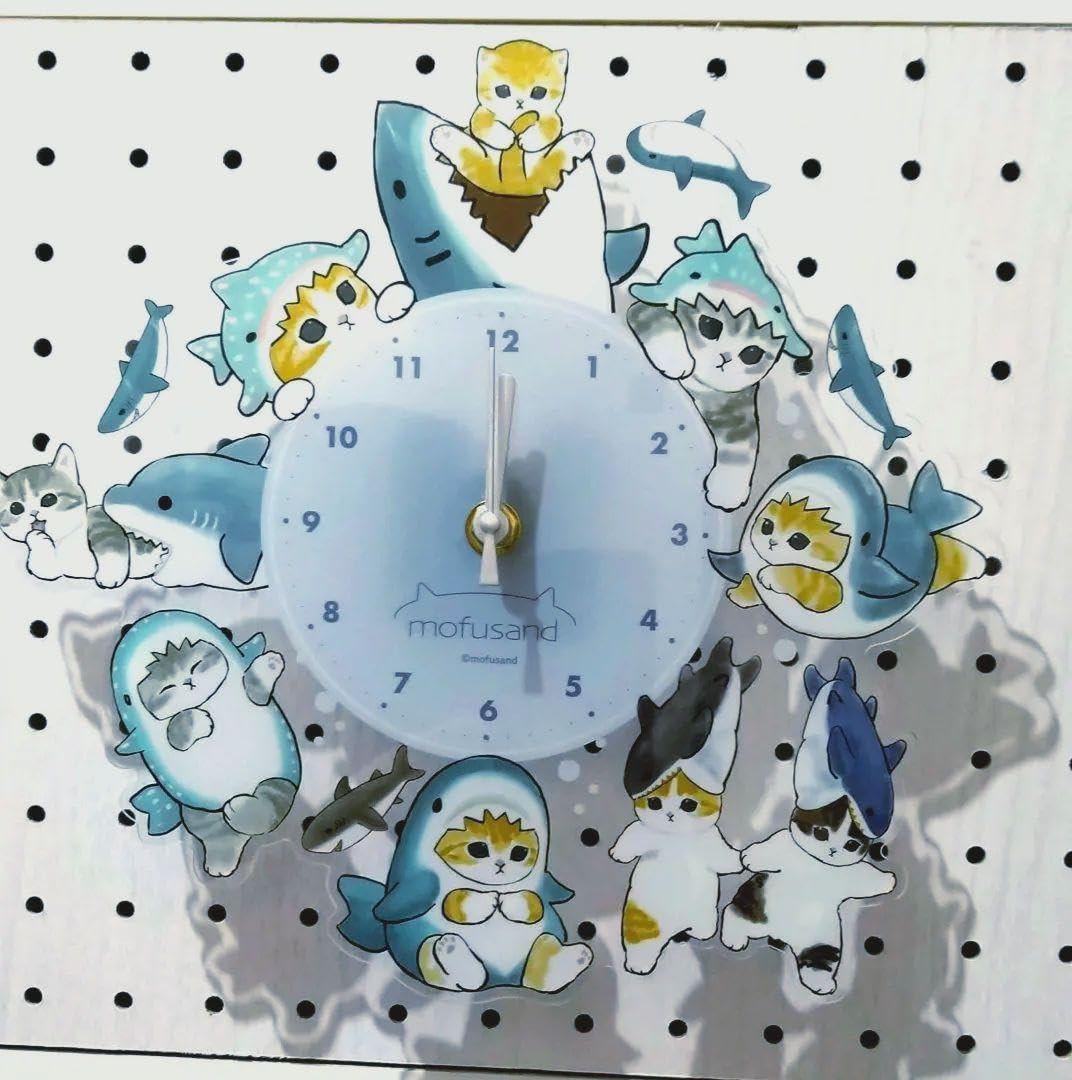 mofusand サメにゃん ウォールクロック Amazon.co.jp: マリモクラフト