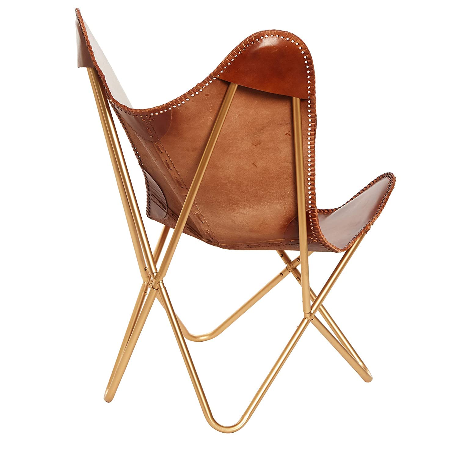 Amazon｜GifteQ レザーリビングルームチェア-バタフライチェアレザー