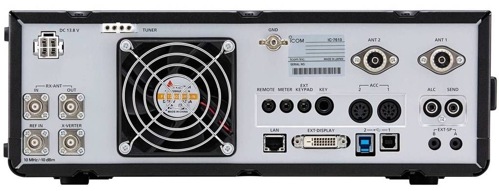 Amazon.com: Icom IC-7610 HF/50MHz 100W 收發器- 黑色,雙RF 直接採樣
