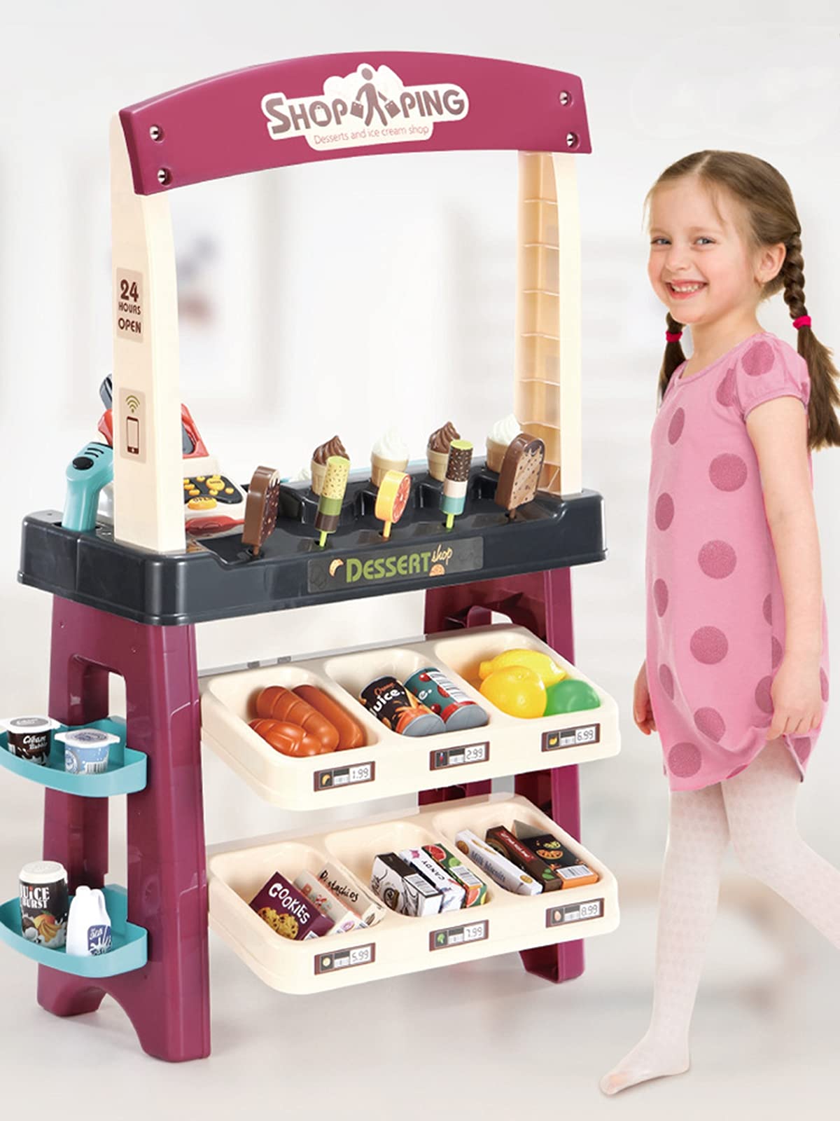 Amazon.co.jp: 豪華アイスクリームスーパーセット お店屋さんごっこ