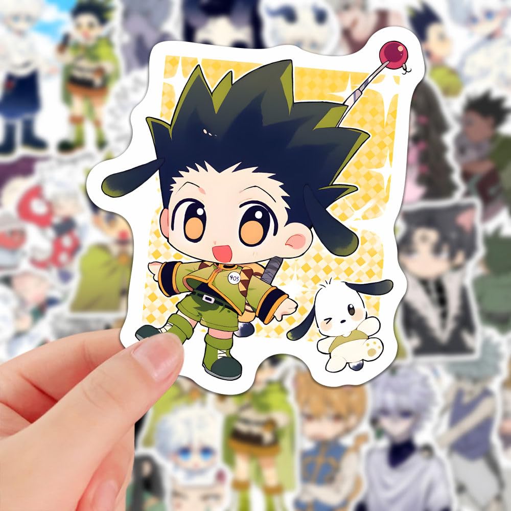 Amazon.co.jp: CHENGZI ステッカー ハンターハンター 100枚 ノート