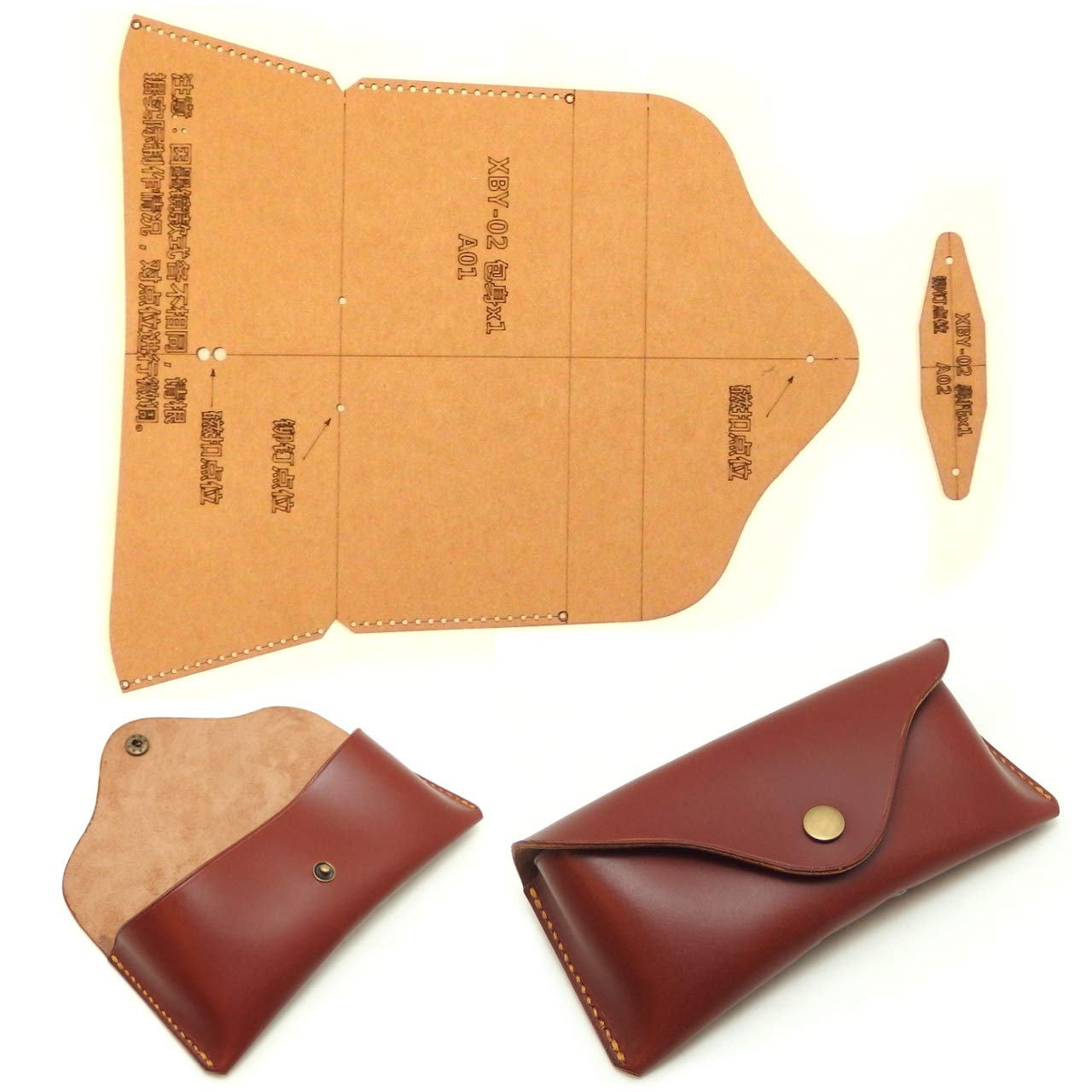 Amazon.co.jp: [アイランドパピー] レザークラフト 硬質紙製 型紙 革