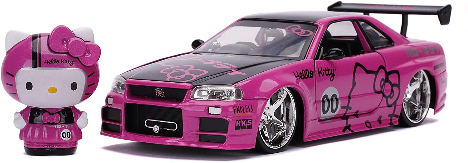 Amazon | Jada Toys 1/24 スカイライン R34 GT－R ハローキティ Nissan
