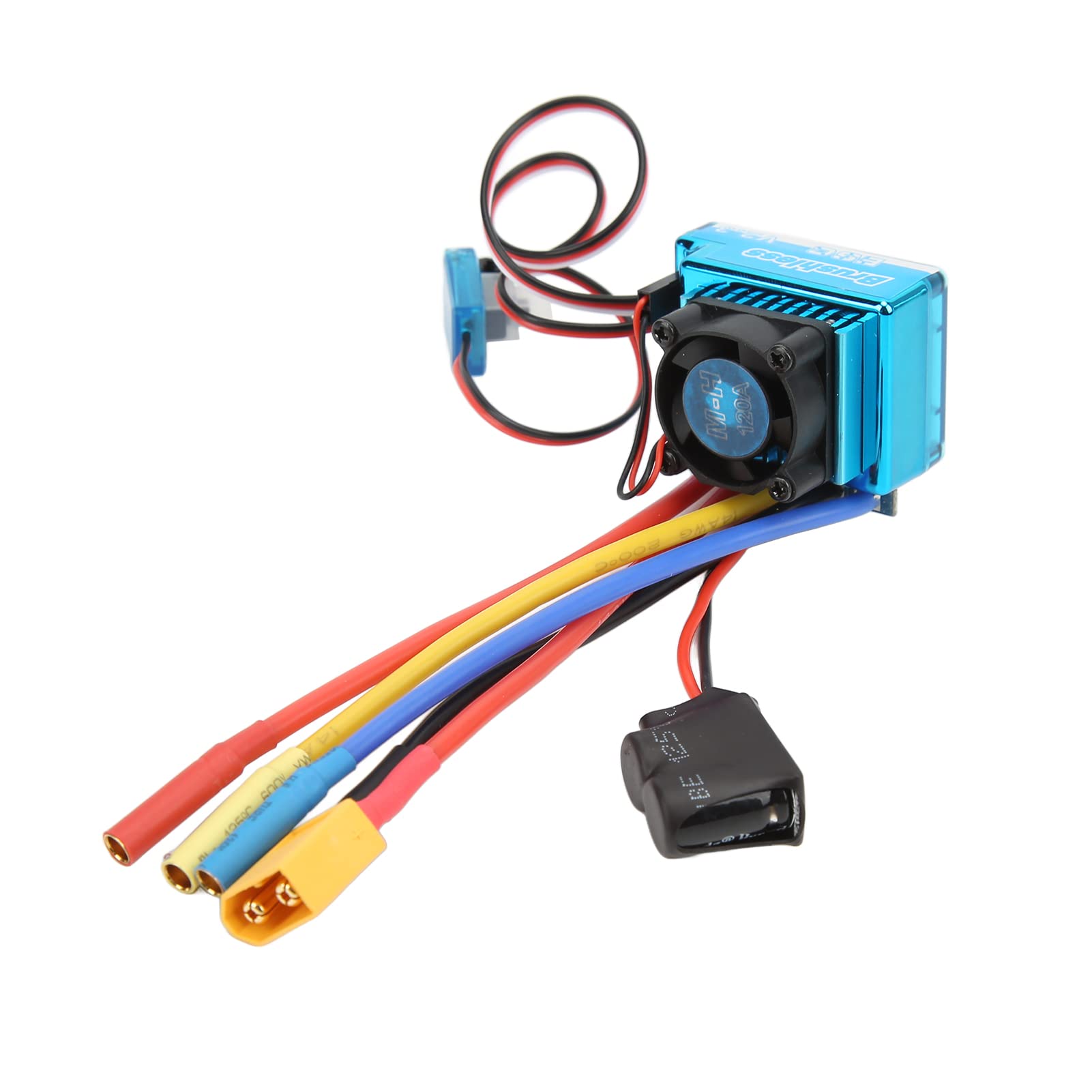 Amazon | 120A ブラシレス ESC 防水 2-4S 電動スピードコントローラー