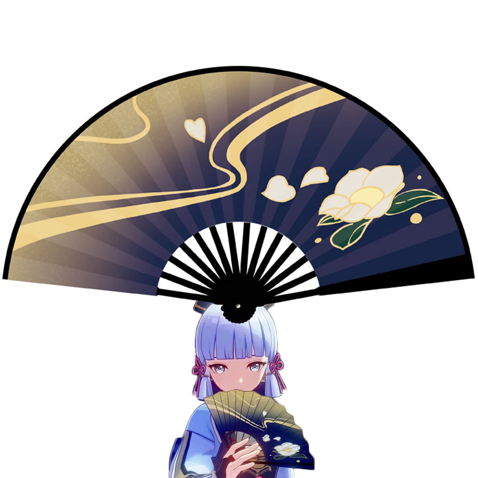Amazon.co.jp: 原神 神里綾華 扇子 レーディス メンズ おしゃれ 人気