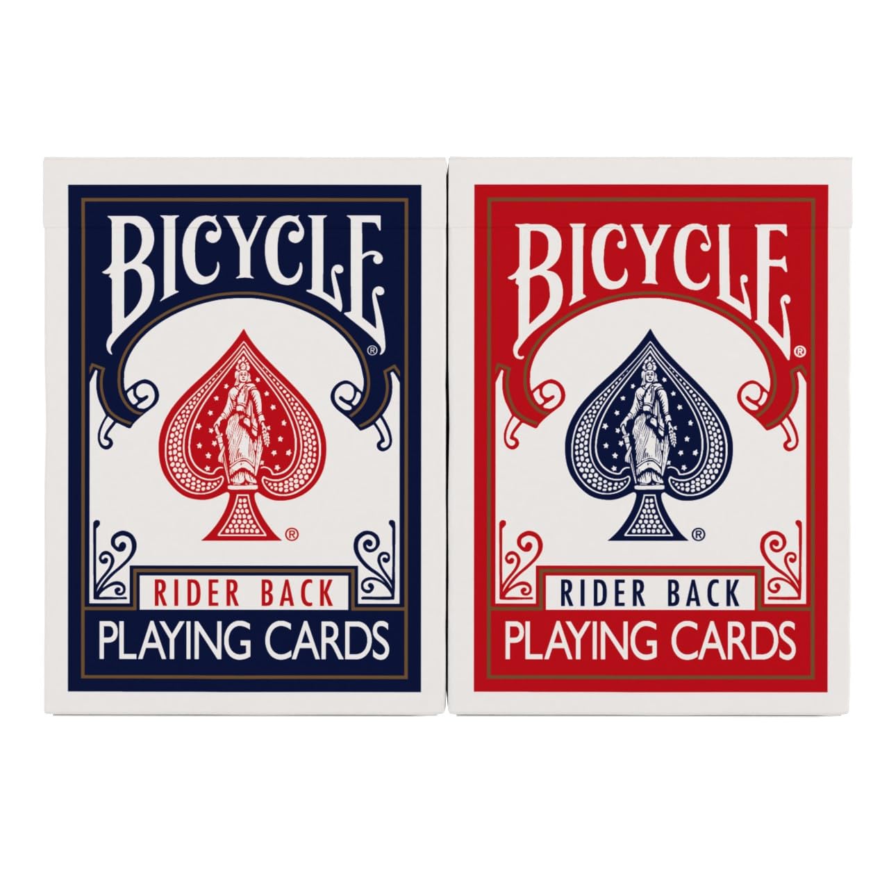 Amazon.co.jp: Bicycle Standard Rider Back Playing Cards, 2 Decks