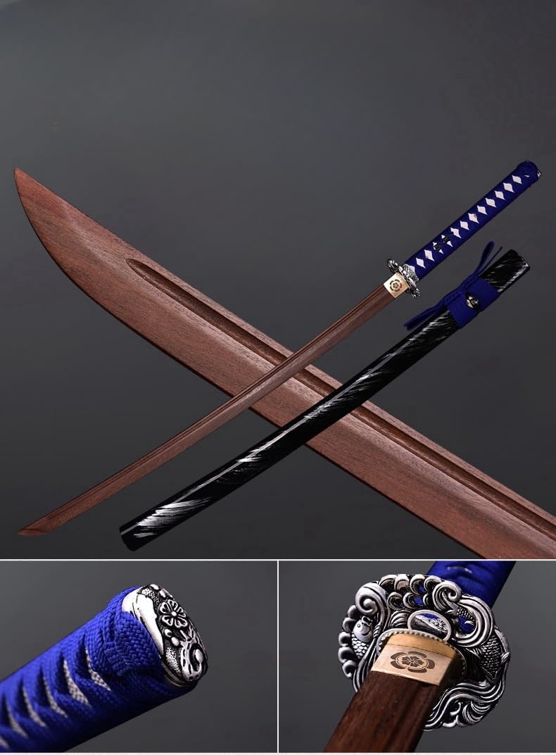 Amazon | LBYGQ 豪華 木刀 居合道木刀 鞘戦士パフォーマンス小道具 剣