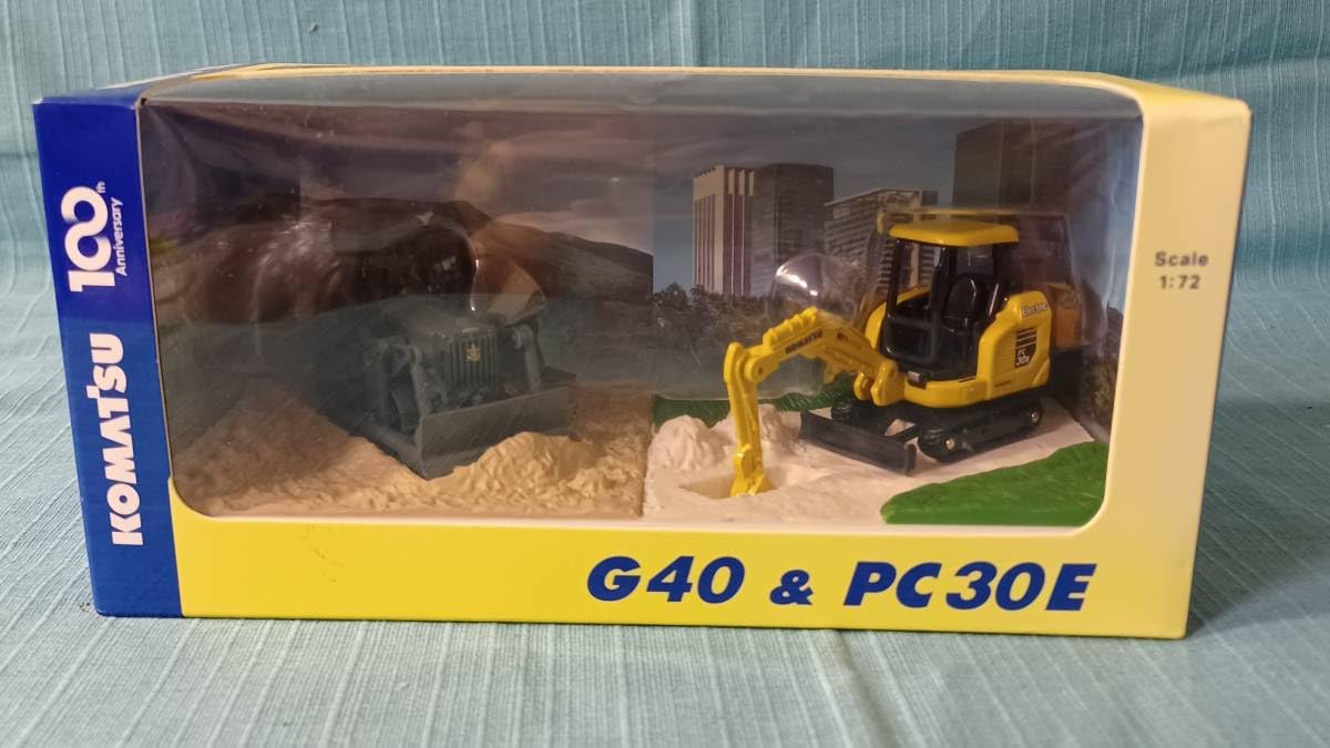 Amazon.co.jp: コマツ オリジナル ミニチュア 【非売品】G40 ＆ PC30E