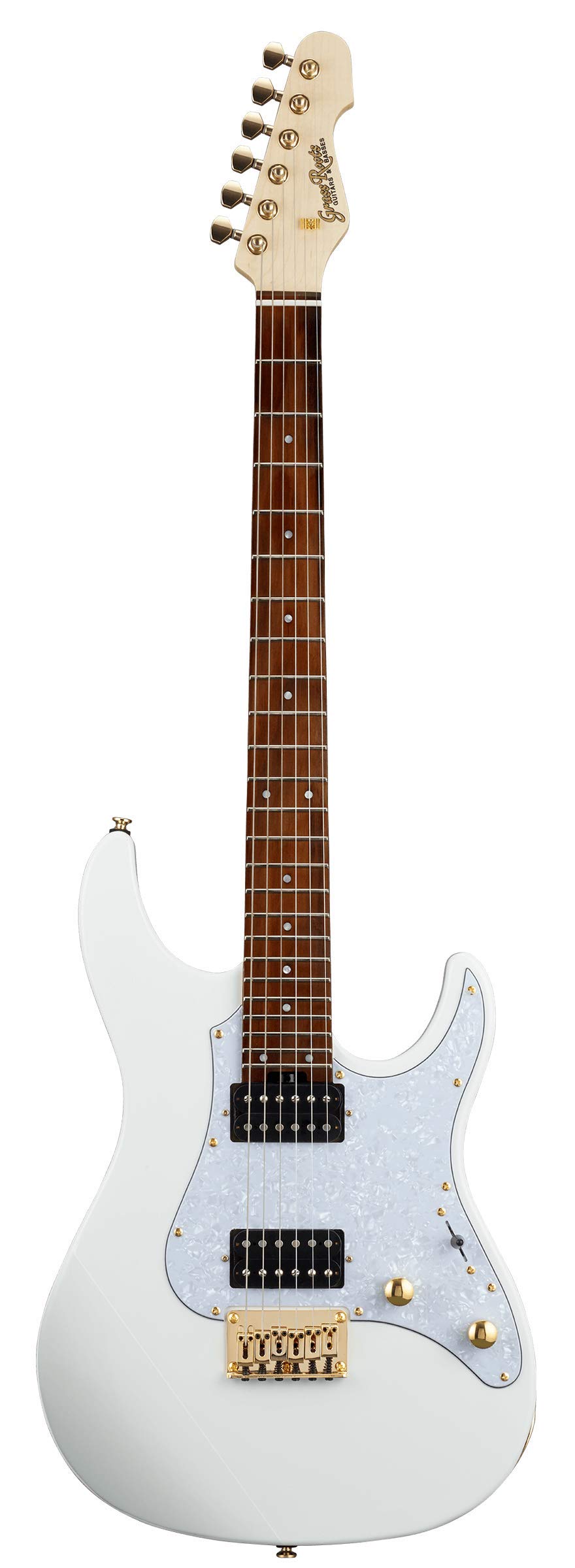 Amazon | GrassRoots G-SN-45DX Snow White エレキギター | エレキ