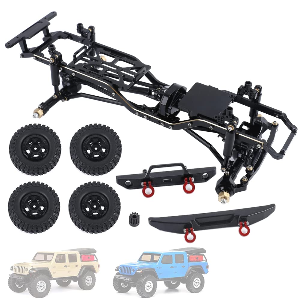 Amazon | ZXYRC 1/24 RC クローラーフレームシャーシ アルミ合金