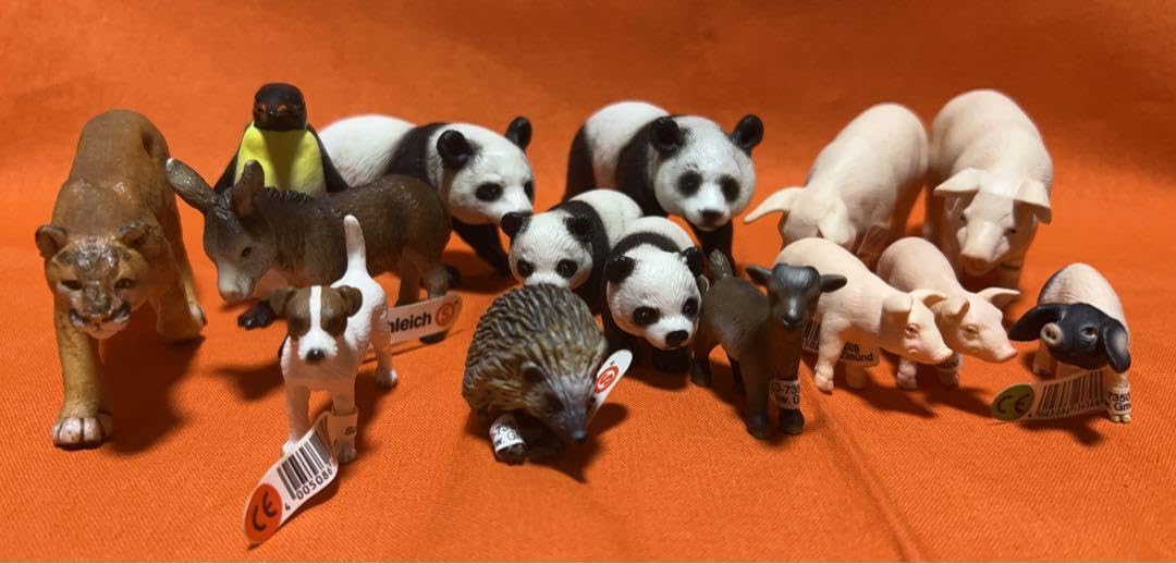 Amazon.co.jp: ※バラ売り ※Schleich シュライヒ タグ 54体セット 廃盤