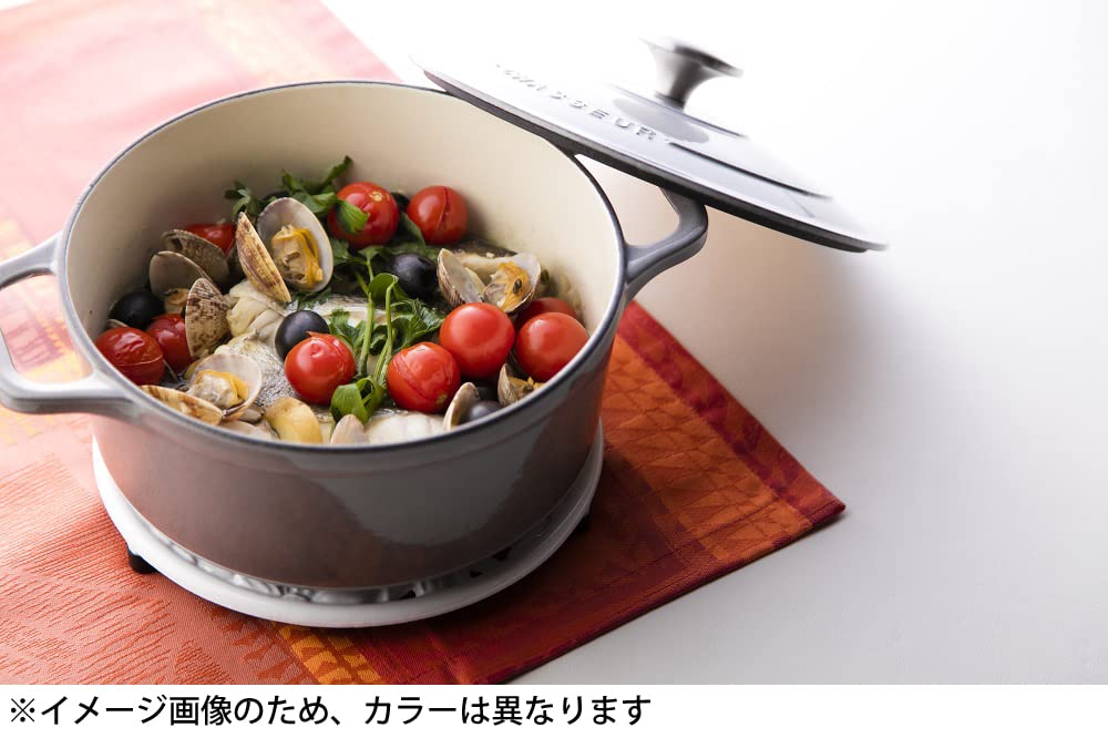 Amazon.co.jp: CHASSEUR サブライム ラウンドキャセロール 24cm マロン