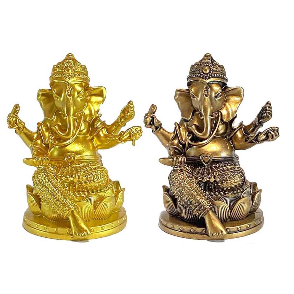 Amazon.co.jp: artlies ガネーシャ ガネーシャ神 置物 インド神話 13