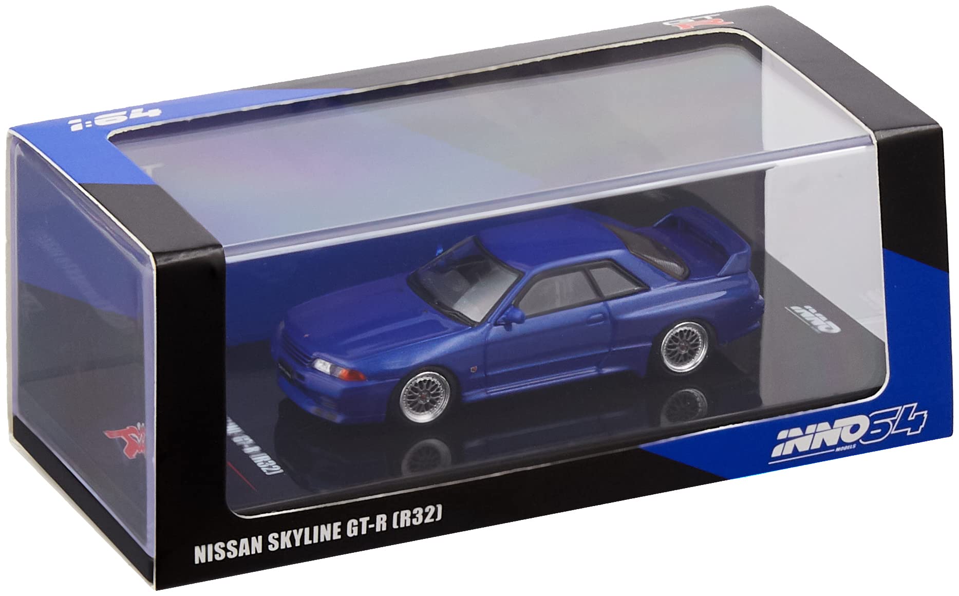 Amazon | Inno Models 1/64 ニッサン スカイライン GT-R R32 ブルー