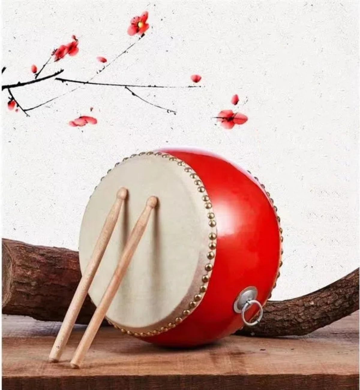 Amazon | xixining 和太鼓セット バチ1組 ストラップ付き 叩く