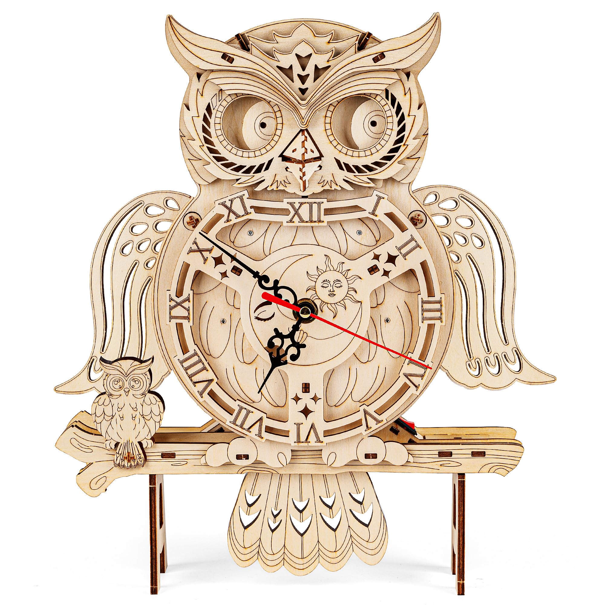 Amazon.com: SYNARRY Wooden 3D Puzzles for Adults Model kit Owl