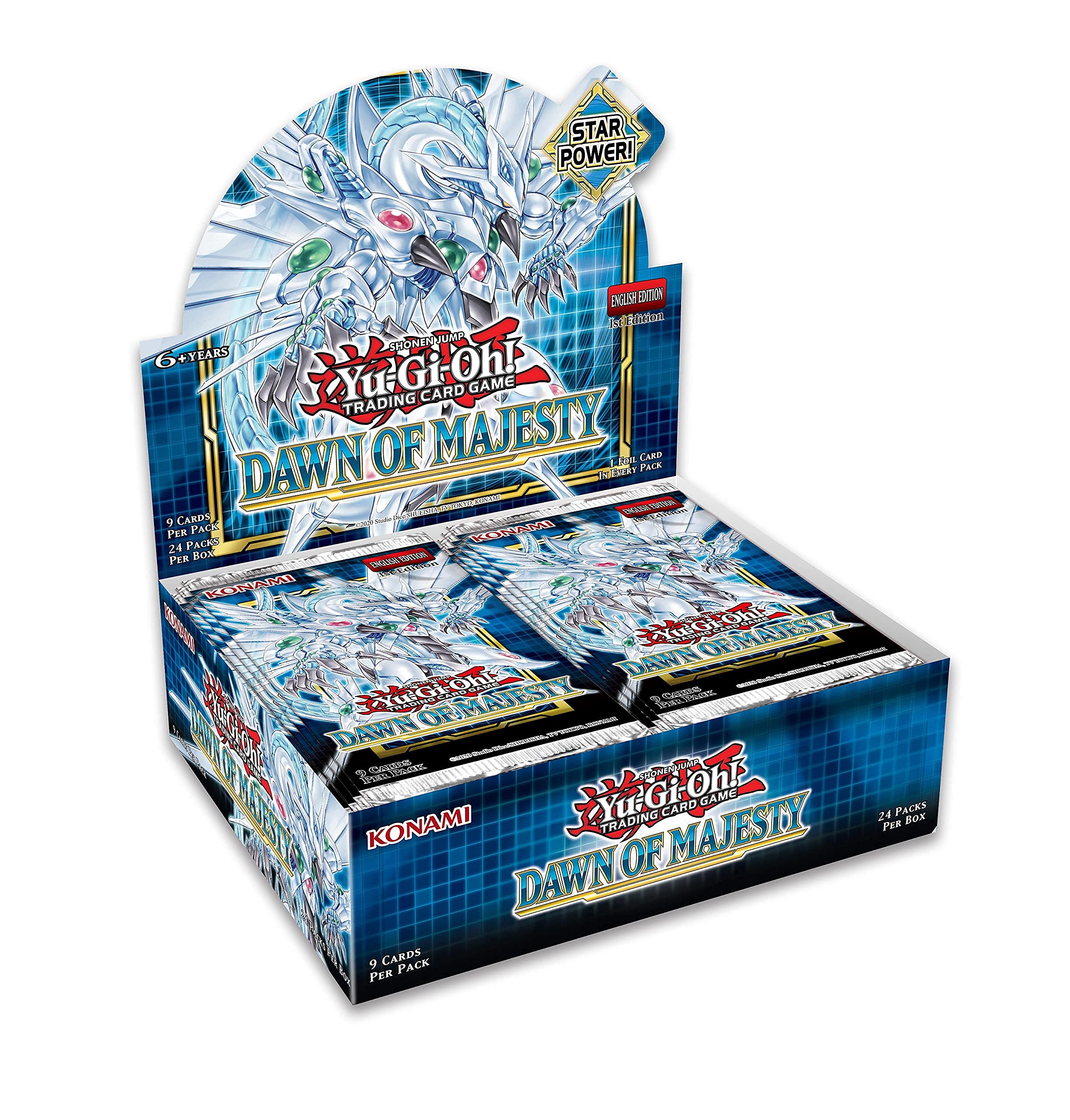 Amazon.com: Yu-Gi-Oh! TCG Dawn of Majesty Booster Box 1st Edition