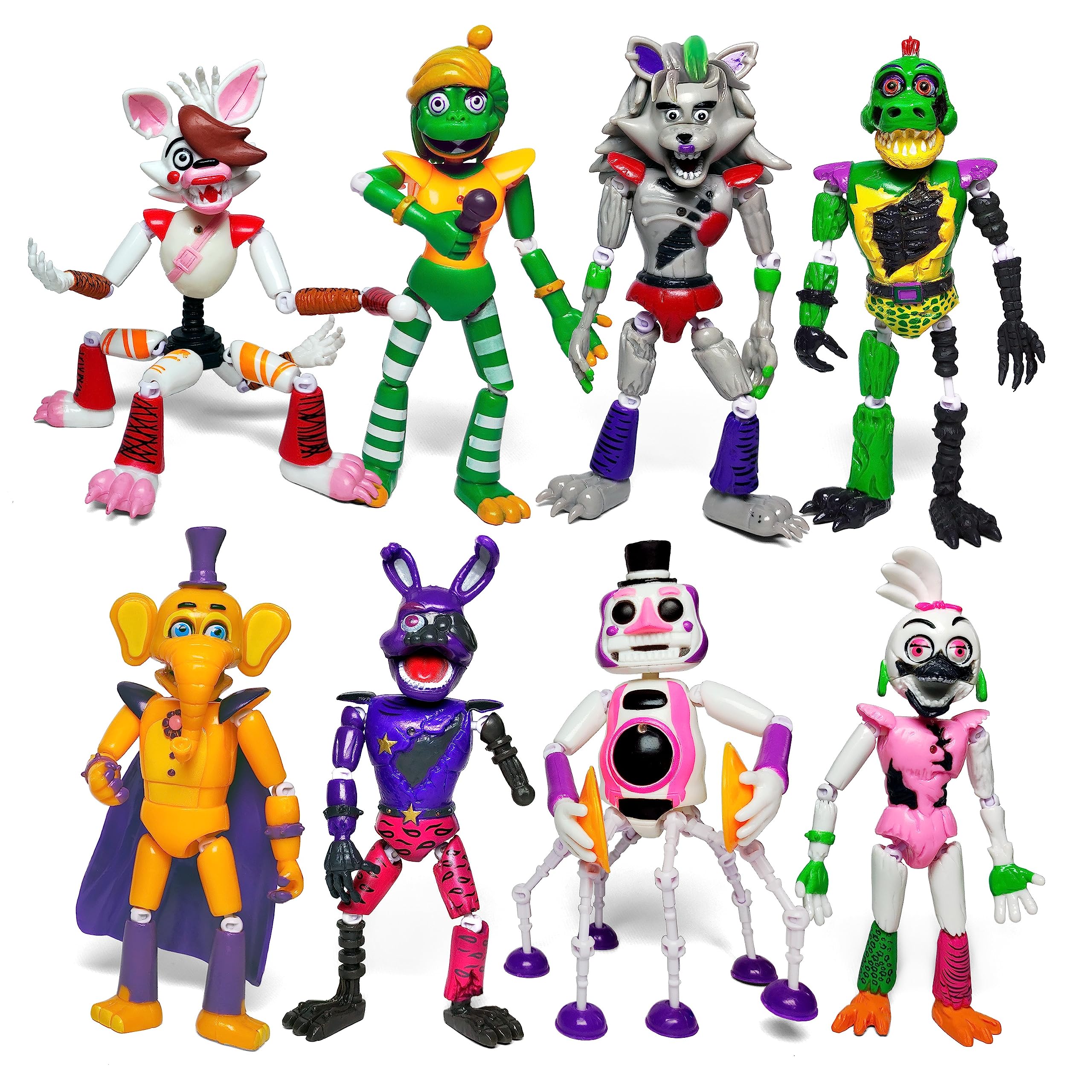 Amazon.com: Toysvill 8 pcs Inspired by Game Five Night Toys