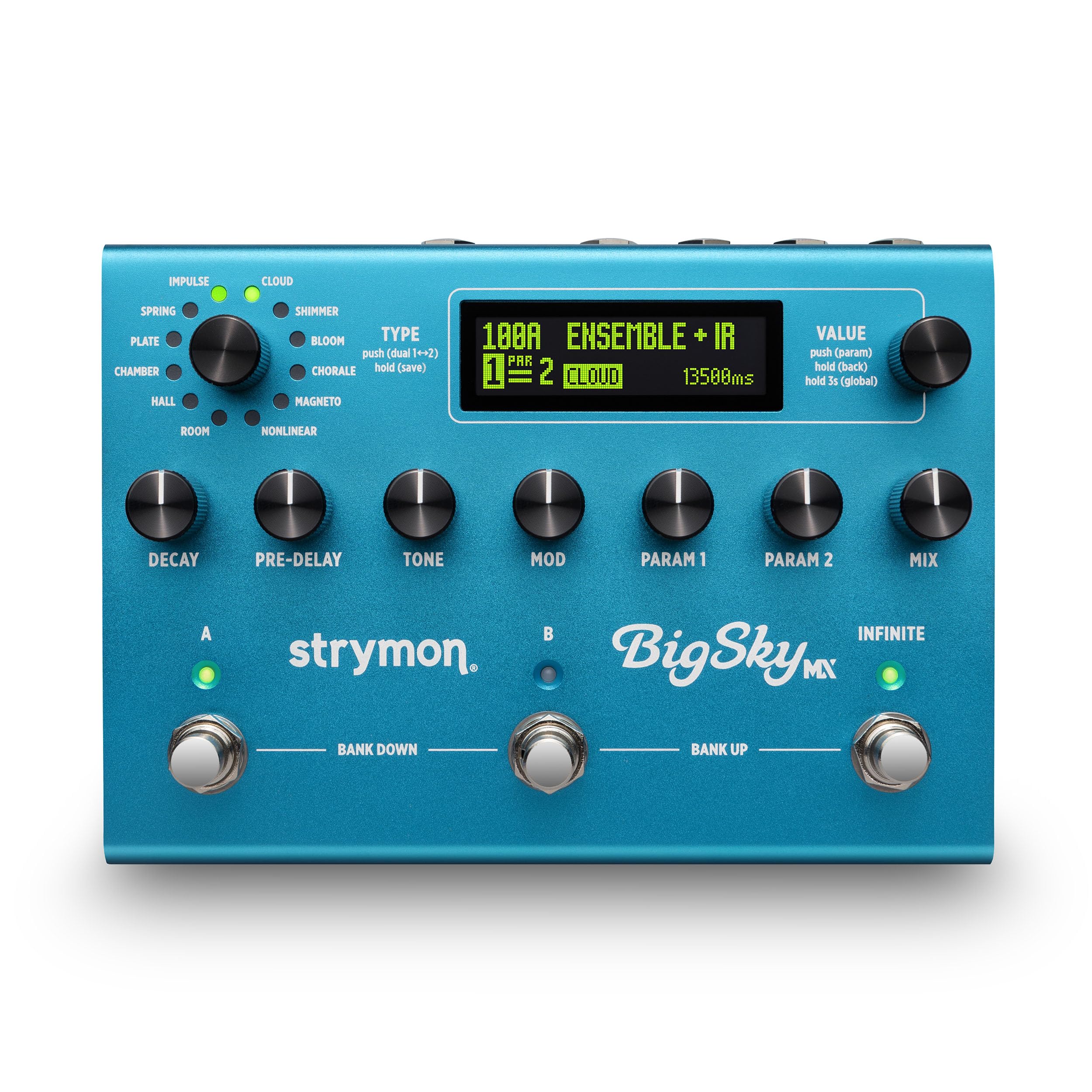 Amazon.com: Strymon BigSky MX Reverb Workstation Guitar Effects