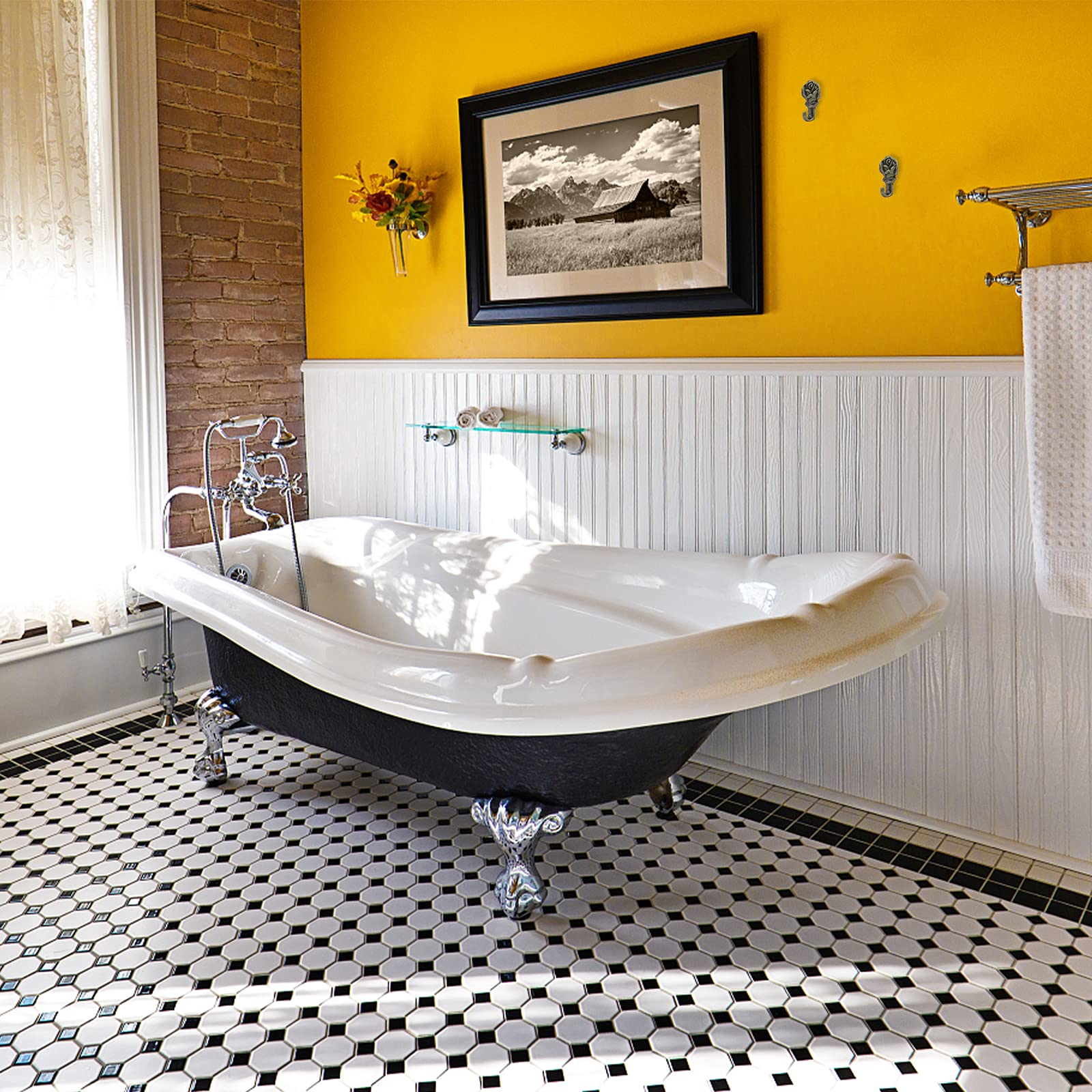 Amazon | INCREWAY プッシュピンハンガー 20個 ブロンズローズ型