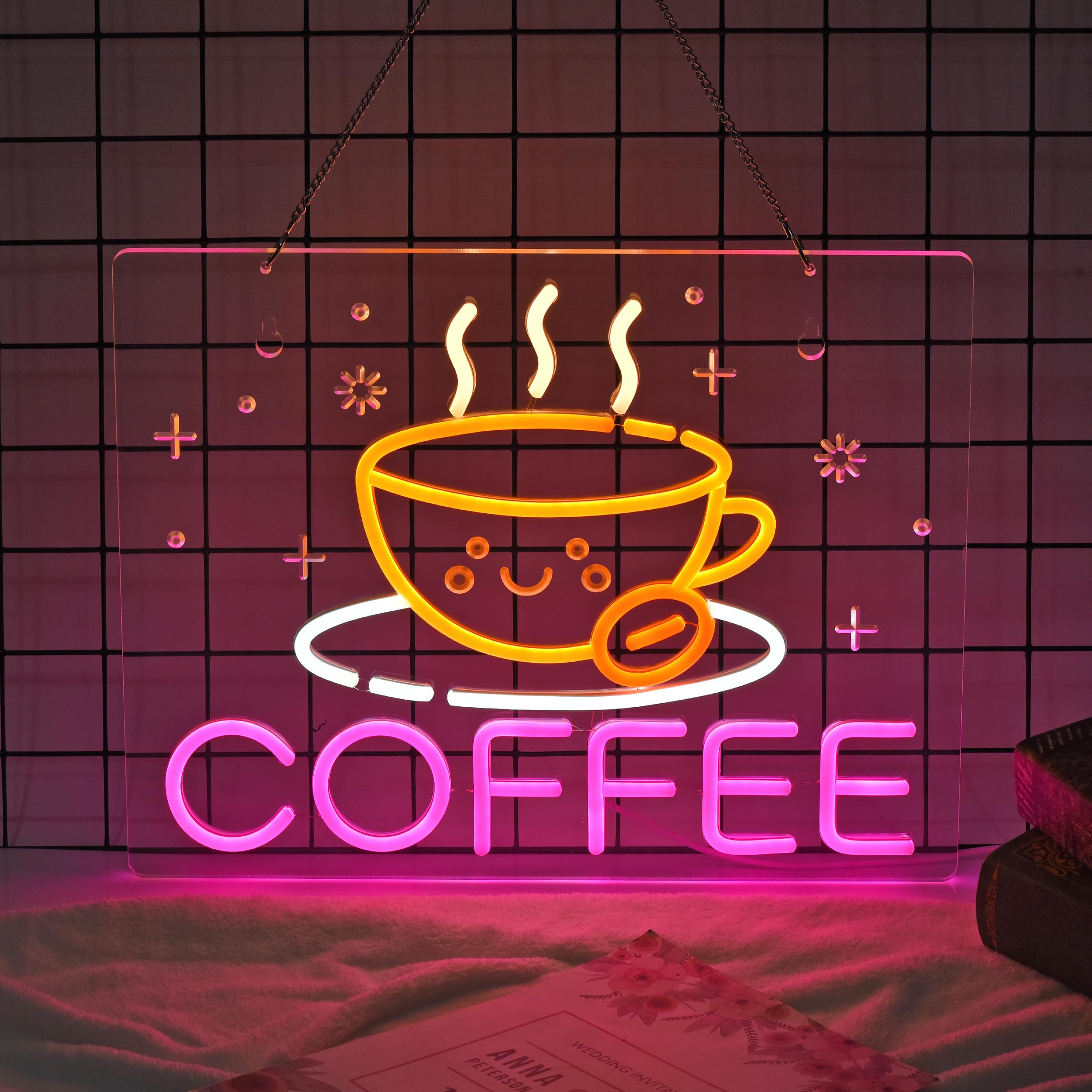 Amazon | JOMOBUTY ネオンサイン COFFEE コーヒー 多階段調光可 LED