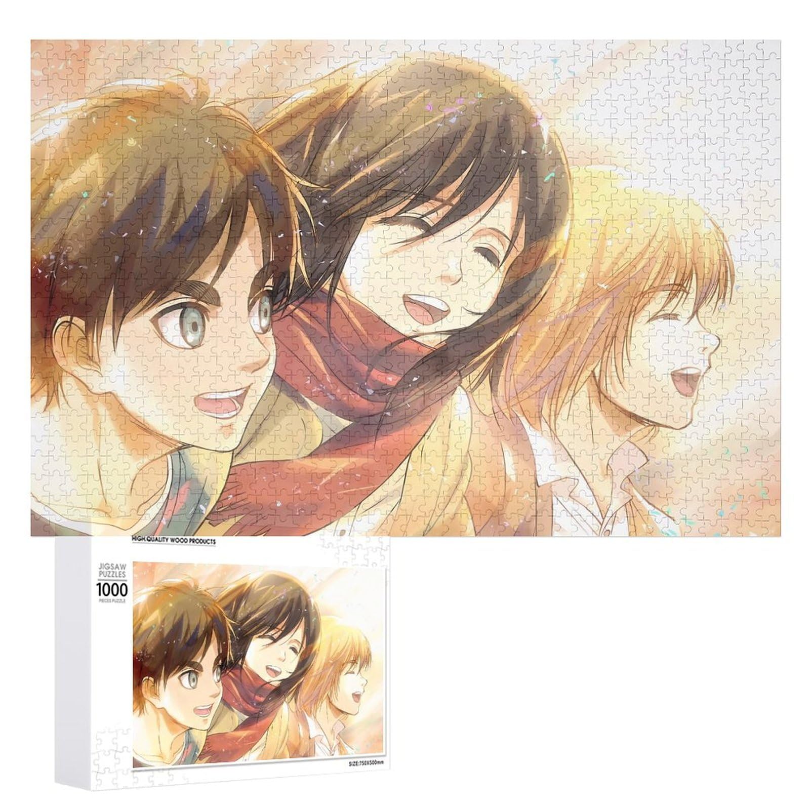 Amazon.co.jp: ジグソーパズル 1000ピース 進撃の巨人 木製パズル