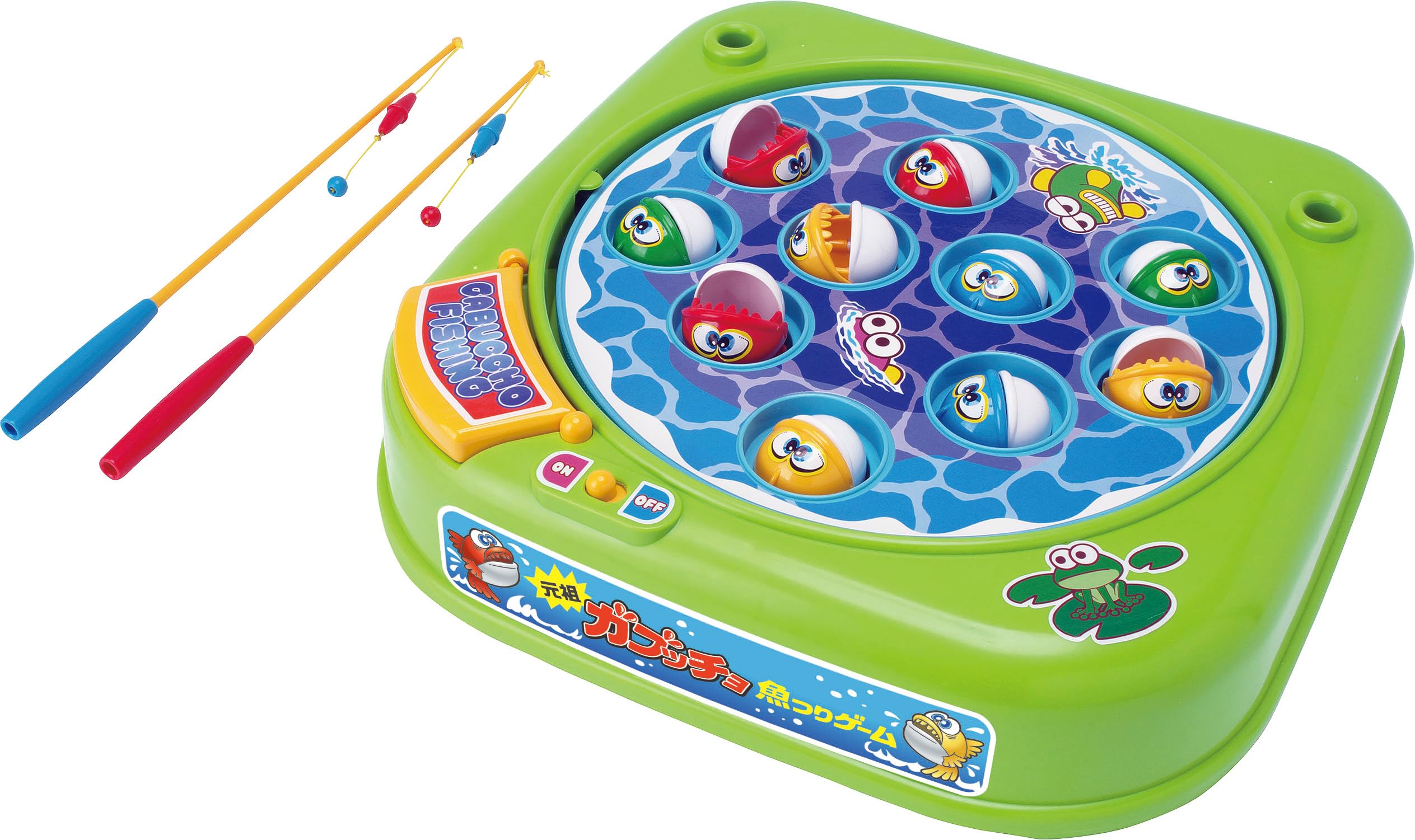 Amazon.co.jp: 石川玩具 元祖ガブッチョ魚つりゲーム : おもちゃ