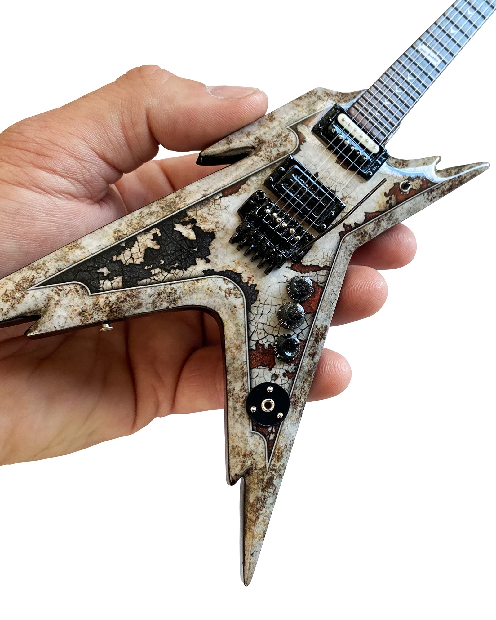 Amazon.com: Axe Heaven Dimebag Darrell Dean Razorback Mini Guitar