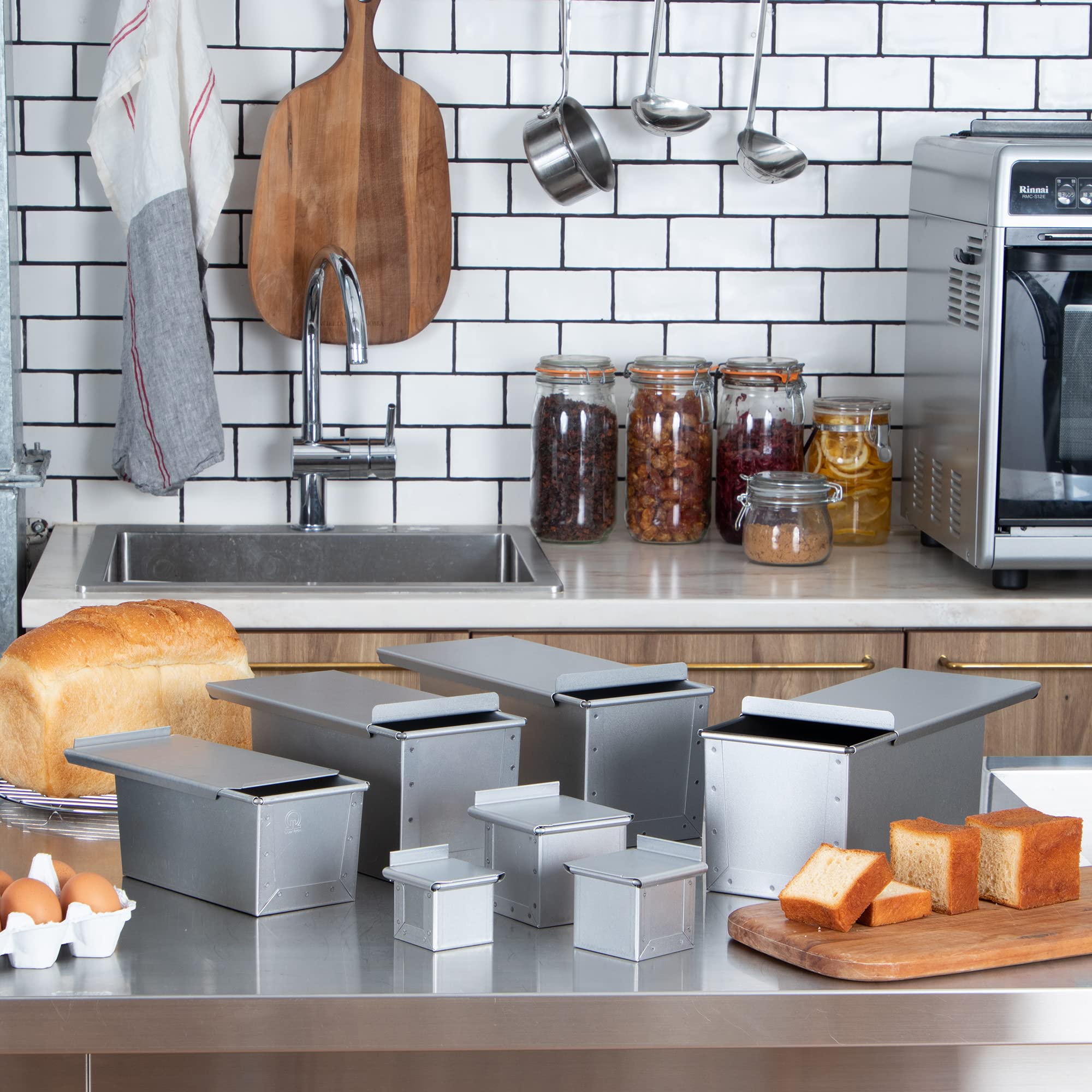 Amazon｜遠藤商事 業務用 アルタイト食パン型(フタ付) 1斤 アルタイト