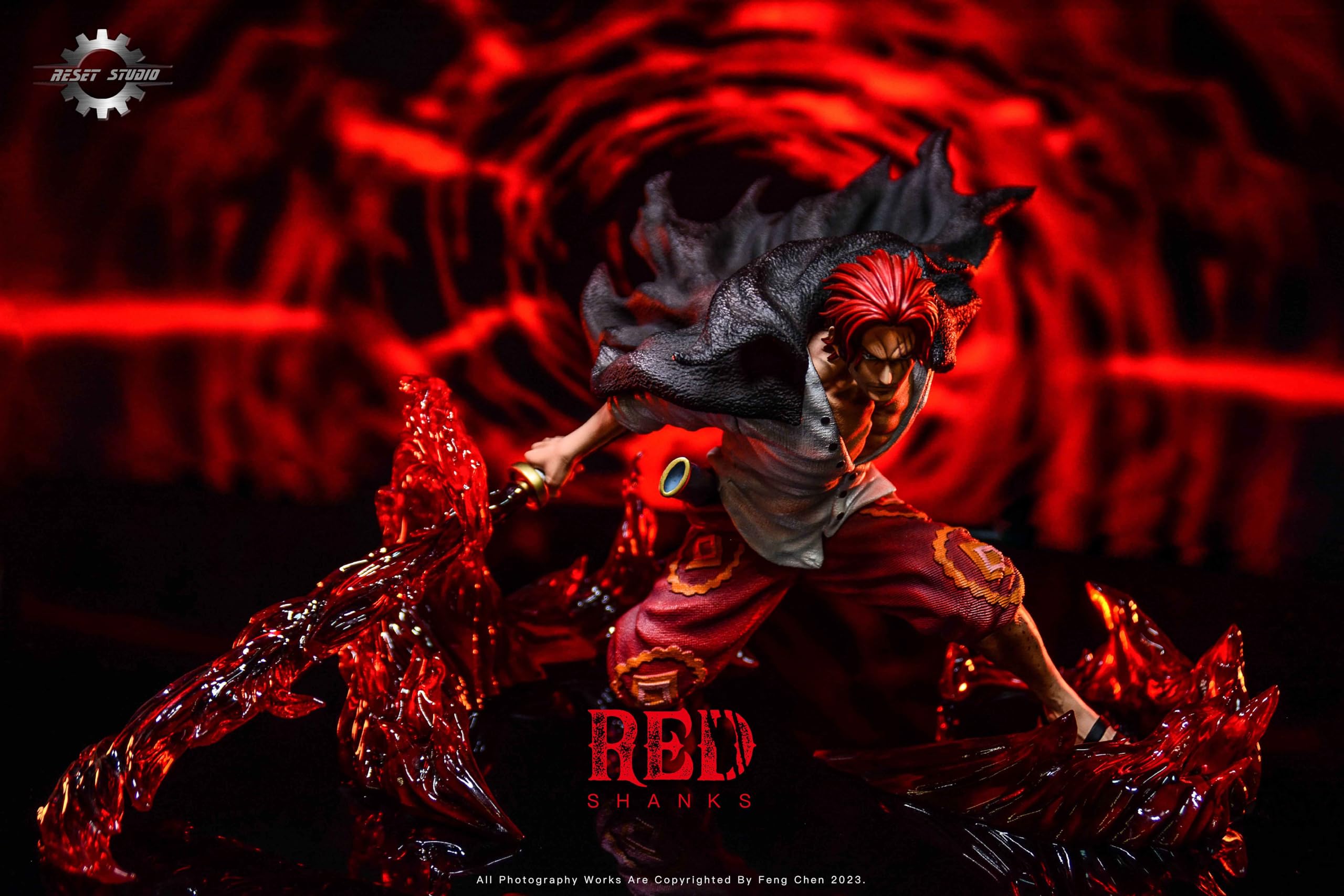 Amazon.co.jp: 赤髪のシャンクス フィギュア 1/6スケール 塗装済み完成