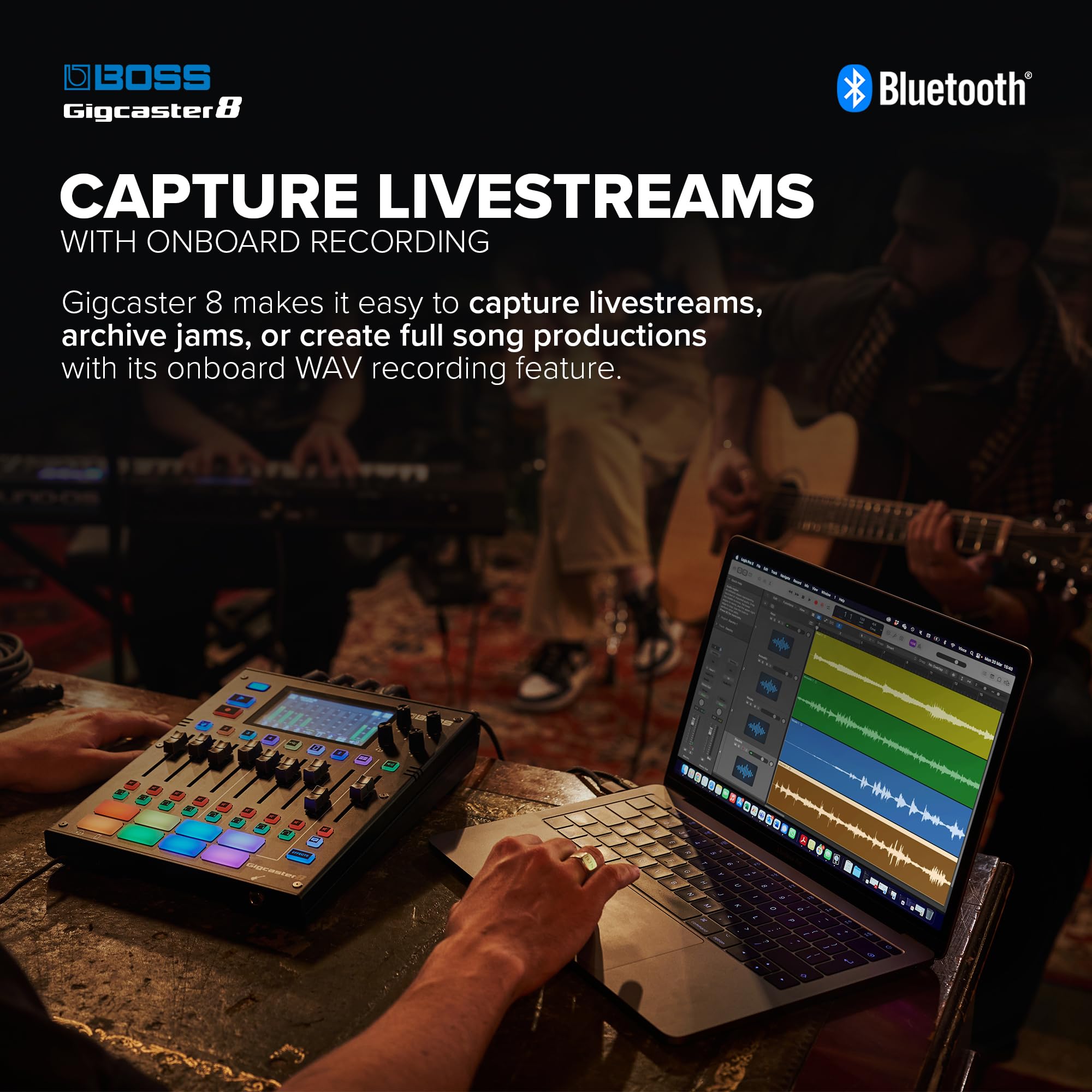 Amazon.co.jp: BOSS ボス/Gigcaster 8 (GCS-8) 配信用オーディオ